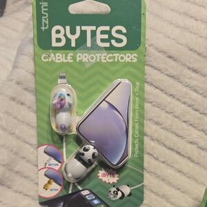 Bytes Cable Protectors - White and Multicolor